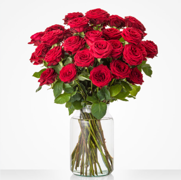 Boeket rode rozen