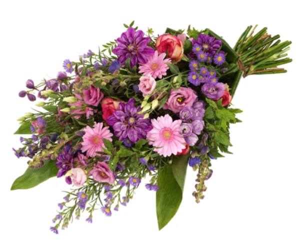 Rouwboeket Purple